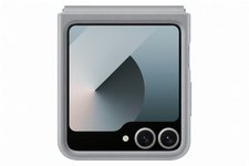 Dėkliukas SAMSUNG Galaxy Flip6, nugarėlė, odinis, Gray