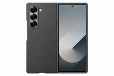 Dėkliukas SAMSUNG Galaxy Fold 6, nugarėlė, odinis, Gray