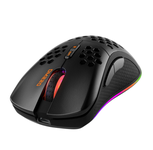 Žaidimų pelė DELTACO GAMING GAM-120, belaidė, 400-6400 DPI, RGB, juoda