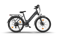 Elektrinis dviratis ADO A26S XE Step-through, pilkas