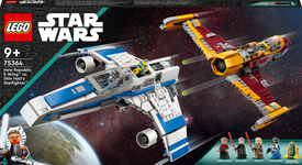 Konstruktorius LEGO Star Wars  Naujosios respublikos E-Wing prieš Shin Hati Starfighter 75364