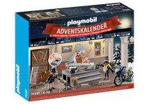 Rinkinys PLAYMOBIL Christmas Advento kalendorius - Policija muziejaus vagystėje 71347