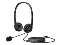 Ausinės HP 428H5AA#ABB, ant ausų, laidinės, juodos