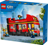 Konstruktorius LEGO City Raudonas dviaukštis apžvalgos autobusas 60407