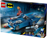 Konstruktorius LEGO Super Heroes Betmenas su automobiliu prieš Harlę Kvin ir Poną Šaltį 76274