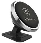 Automobilinis BASEUS magnetinis telefono laikiklis, sidabrinis