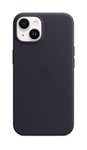Dėkliukas APPLE iPhone 14 Leather Case with MagSafe - Ink