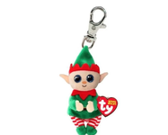 Pliušinis žaislas - pakabukas TY žaliasis elfas, 8,5 cm