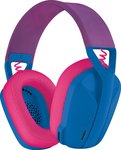 Žaidimų ausinės LOGITECH G435 Lightspeed, mėlyna