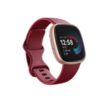 Išmanusis laikrodis FITBIT Versa 4, Beet/Copper Rose