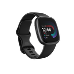 Išmanusis laikrodis FITBIT Versa 4, Black/Graphite
