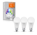 Išmaniosios lemputės 3vnt. Ledvance SMART+, RGBW, LED, E27, 9W, 806 lm