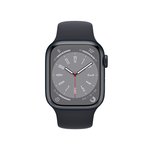 Išmanusis laikrodis APPLE Watch 8 GPS 41mm Midnight Aluminium Case with Midnight Sport Band