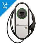 Elektromobilio įkrovimo stotelė ENSTO One Home, 1x32A, 7,4kW, Type 2, integruotas 5m kabelis, RCBO