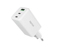 Sieninis įkroviklis EPICO, UltraBoost EA10 65W GaN, baltas
