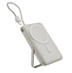 Išorinė baterija EPICO UltraPack 10000mAh Mag+ Wireless EM67, pilka