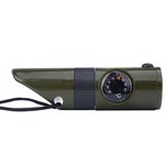 Mil-Tec Išgyvenimo švilpukas 6 in 1 Olive
