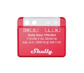 Shelly Wave 1PM Mini LR išmanusis Z-Wave relė