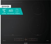 Gorenje GI6432BCWF Juoda Įmontuoti 60 cm Indukcinė viryklė, padalyta į sritis 4 zone(s)