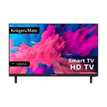 Krüger&Matz KM0224-V3“ 24 colių HD išmanusis televizorius su Wi-Fi juodas