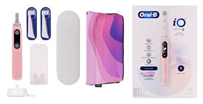 Oral-B iO Series 6 Pink Sand Luxe Edition elektrinis dantų šepetėlis
