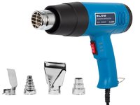 Elektrinis karšto oro pistoletas 1500 / 2500 W, 300–650 °C, pūtimas