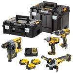 DEWALT DCK428P3T 18V KOMBINUOTŲ ELEKTRINIŲ ĮRANKIŲ RINKINYS