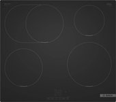 Bosch PIF61ABB5E viryklė Juoda Įmontuoti 60 cm Indukcinė viryklė, padalyta į sritis 4 zone(s)