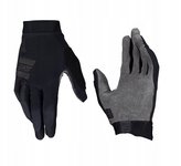 LEATT Glove MTB 1.0 GripR dviratininko pirštinės M dydis, juodos