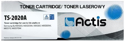 Actis Tonerio kasetė TS-2020A (pakaitalas "Samsung MLT-D111S"; "Supreme"; 1000 puslapių; juoda)