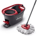 VILEDA TURBO 3w1 grindų valymo rinkinys / kibiras Viengubas bakelis Mikro pluoštas Juoda, Raudona