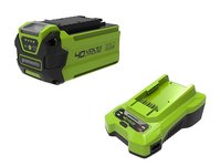 Greenworks 40V 2Ah akumuliatoriaus + 2A įkroviklio rinkinys GSK40B2 - 2936607