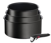 Tefal Ingenio Eco Resist L39792 keptuvių ir puodų rinkinys 4 vnt