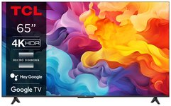TCL P655 65P655 televizorius 165,1 cm (65") 4K Ultra HD Smart TV „Wi-Fi“ Juoda