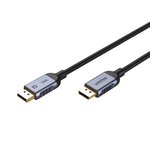Kabelis UNITEK C1626GY01-2M DisplayPort 2.1 Juodas