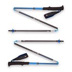 BLACK DIAMOND Distance Carbon Z-Pole žygio lazda Unisekso stiliaus Sulankstomas