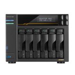 Asustor LOCKERSTOR 6 Gen3 (AS6806T) NAS Desktopas AMD Ryzen V3C14 16 GB DDR5 ADM Juoda