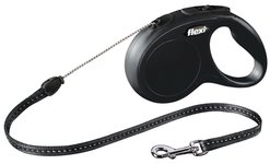 Pavadis Flexi Classic S, max 12kg 5m virvelinis juodos spalvos