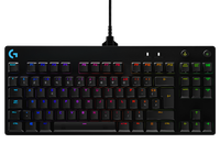 Žaidimų klaviatūra LOGITECH G Pro, mechaninė, juoda, US