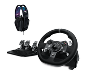 Žaidimų vairas LOGITECH G920 (Xbox/PC) + ausinės G335