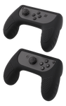 Laikikliai DELTACO GAMING, skirti NINTENDO Switch Joy-Con, juodi / GAM-032
