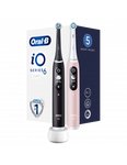 Elektrinis dantų šepetėlis Oral-B iO Series 6 Duo, Black/Pink Sand