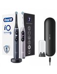 Elektrinis dantų šepetėlis Oral-B iO Series 9 Double Pack, Onyx/ Rose