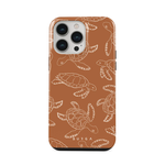 Dėkliukas BURGA iPhone 14 Pro, nugarėlė, Earth shell Tough