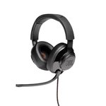 Ausinės JBL Quantum 200, laidinės, su mikrofonu, juodos