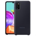 Dėkliukas SAMSUNG Galaxy A41, silikoninis, juodas