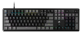 Žaidimų klaviatūra CORSAIR K70 RGB CORE, mechaninė, laidinė, pilka