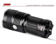 Žibintuvėlis M6-S, 3000lm, 36W, įkraunamas USB C, 4x 18650 10400mAh, IP44