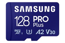 Atm.kort. SAMSUNG PRO Plus 128GB, microSD, iki 180MB/s, UHS-I, U3, A2, V30, MB-MD128SA/EU
