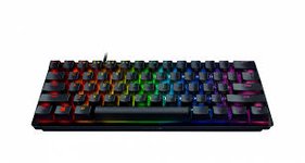 Žaidimų klaviatūra RAZER Huntsman Mini, mechaninė optinė, Clicky Purple Switch